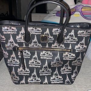 Walt Disney World 50th Anniversary Leather Dooney & Bourke Tote Bag